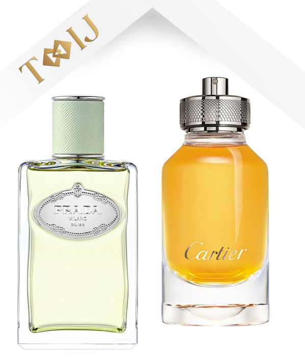 عطور مكملة لبعضها للرجل والمرأة كارتيه وبرادا عطور مكملة لبعضها للرجل والمرأة كارتيه وبرادا