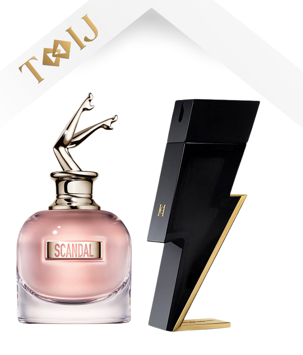 عطور مكملة لبعضها للرجل والمرأة كارولينا هريرا وجان بول غوتييه عطور مكملة لبعضها للرجل والمرأة كارولينا هريرا وجان بول غوتييه