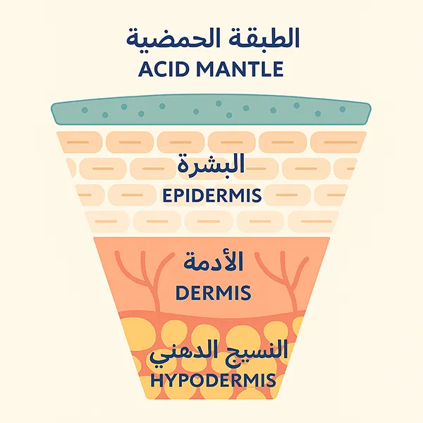 حموضة الجلد Acid Mantle وتأثيرها على أداء العطر