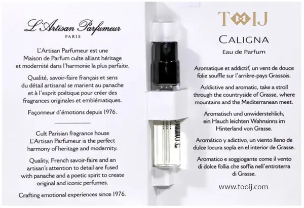 توزيعات عطور عينات عطور لارتيزان كاليجنا أو دو بارفيوم مناسب الرجالي والنسائي