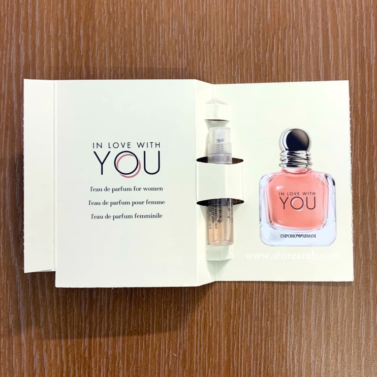 عينات عطور إيمبوريو أرماني أن لوف ويذ يو