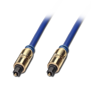 كيبل ديجيتل أوبتكل بريميوم الذهبي 5م  SPDIF Digital Optical Cable