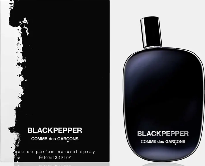 عطر كوم دي غارسون بلاك بيبر بارفيوم الرجالي مع الكرتون