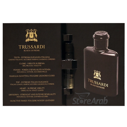 عينات عطور تروساردي بلاك إكستريم النسائي