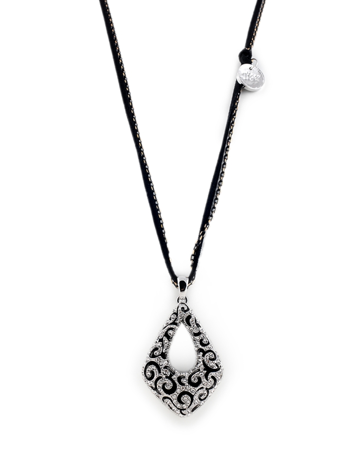 سلاسل بطلاء الروديوم والأحجار التشيكية المتعدده