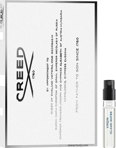 عينات عطور كريد فيرجن ايلاند ووتر أو دو بارفيوم الرجالي والنسائي