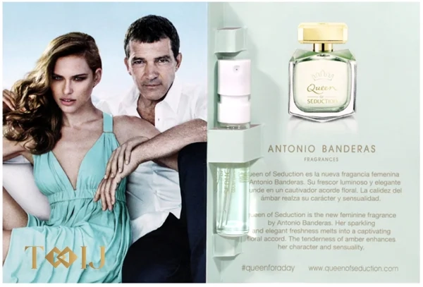 عينات عطور أنطونيو بانديراس كوين أوف سيدكشن أو دو تواليت النسائي