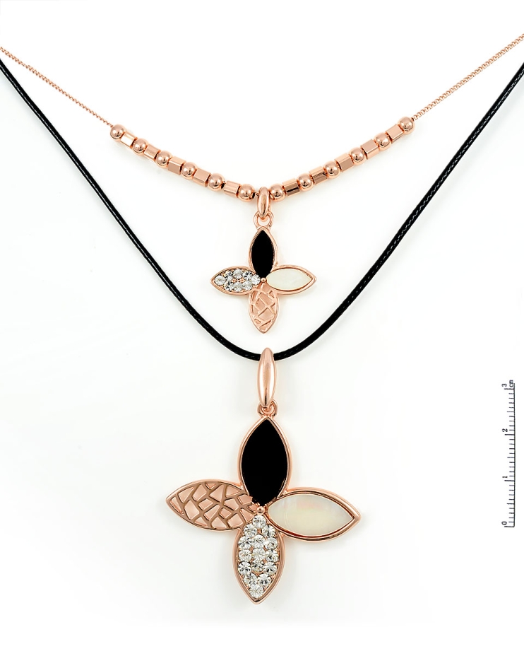 سلاسل طويلة بحجر الراين