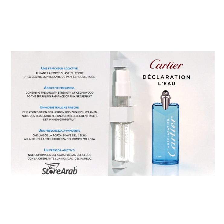 عينات عطر كارتييه داكوريشن لو الرجالي