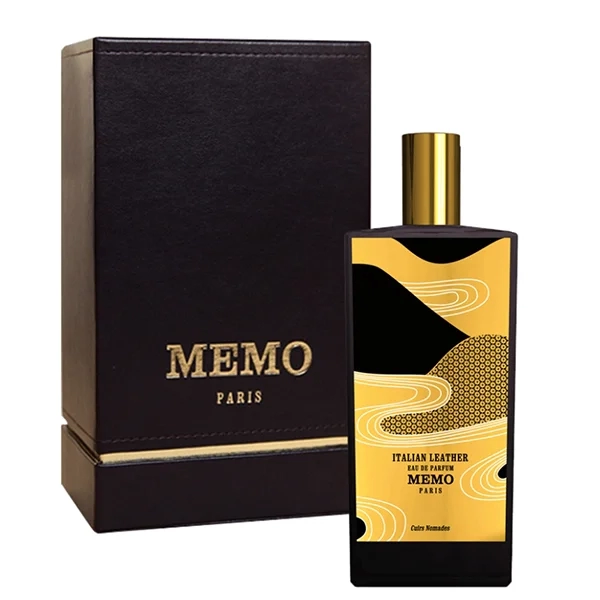 عطر ميمو إيطاليان لاذر بارفيوم مع الكرتون