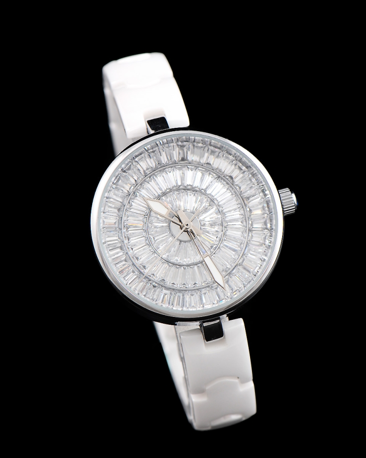 ساعة يد بلاديوم سيراميك كوارتز