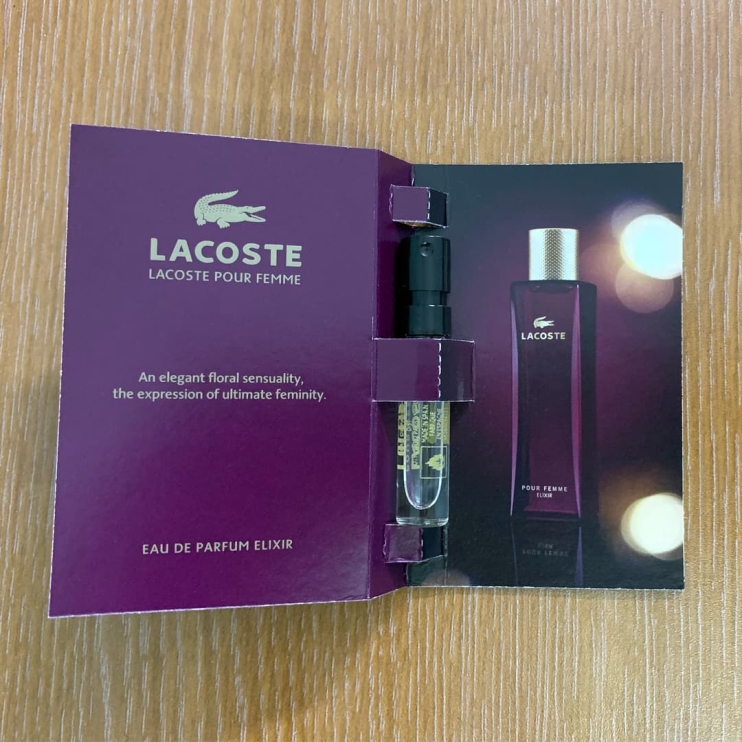 عينات عطور لاكوست بور فيم إكسير