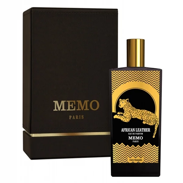 عطر ميمو أفريكان ليذر بارفيوم رجالي ونسائي مع الكرتون