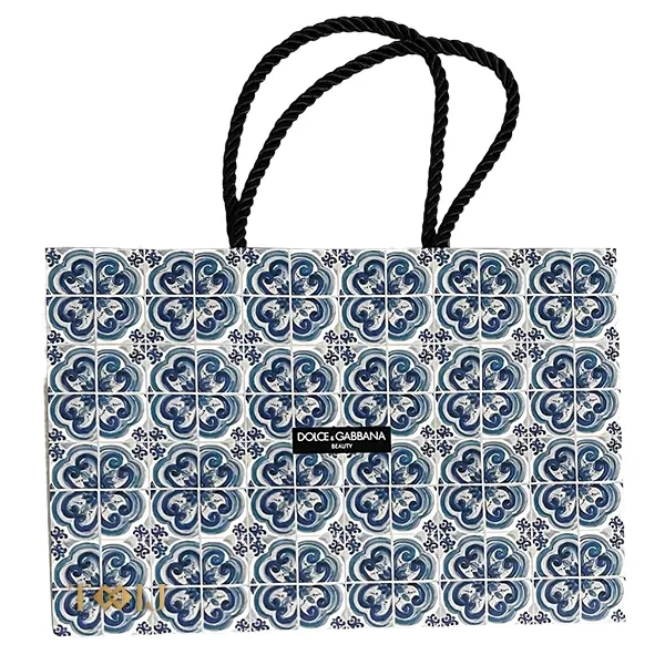 أكياس ماركات أصلية دولتشي غابانا أزرق نقش