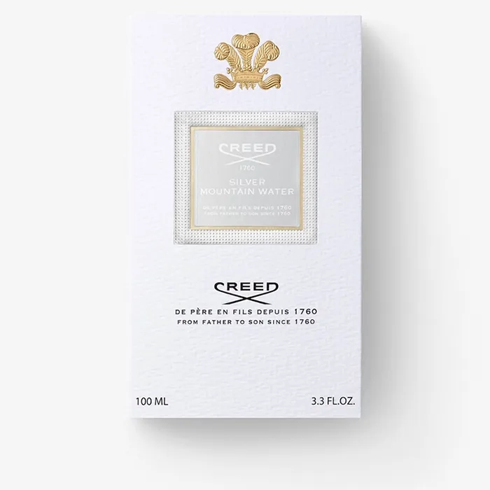 صندوق عطر كريد سيلفر ماونتن واتر الأبيض