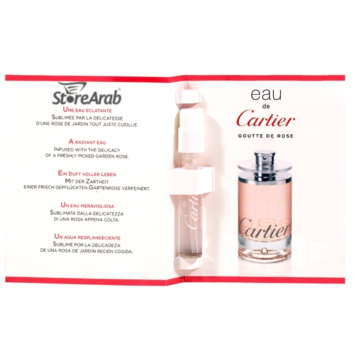 عينات عطور كارتييه أو دو كارتييه جوت دي روز الرجالي