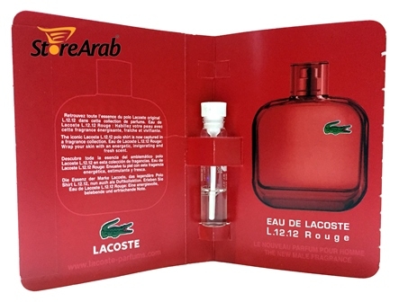 عينات عطور لاكوست الأحمر رجالي