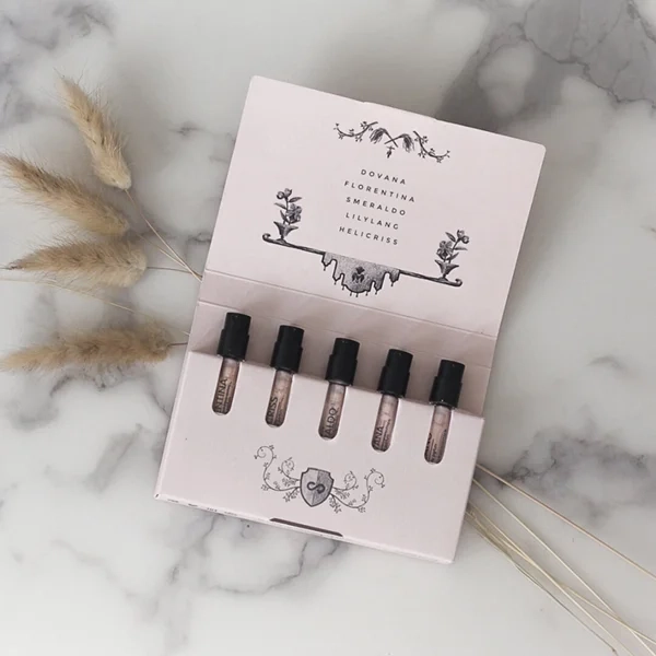 بوكس عينات عطور سيلفين ديلاكورت مجموعة المسك بارفيوم الرجالي والنسائي