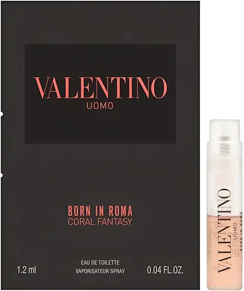 عينات عطور فالنتينو أومو بورن إن روما كورال فانتسي أو دو تواليت الرجالي