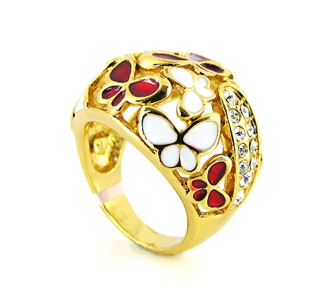 خاتم بتصميم فراشات