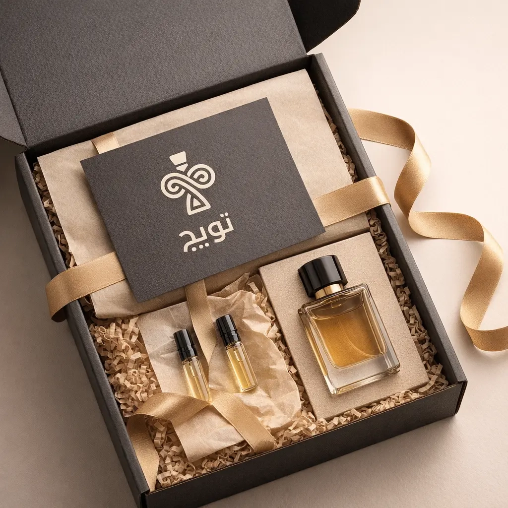 تجربة تغليف عطور تويج
